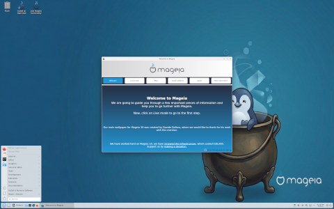 Running the Plasma desktop